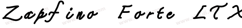 Zapfino Forte LTX W0字体转换